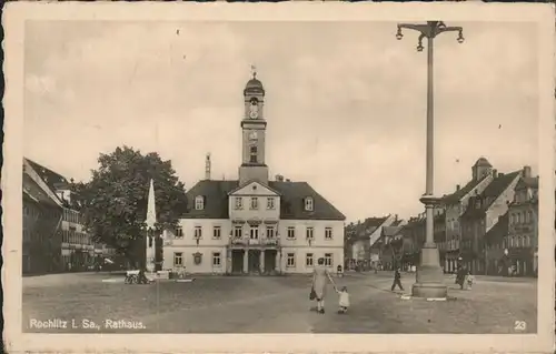 Rochlitz Sachsen Rathaus Marktplatz Kat. Rochlitz