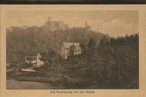 Rochsburg Schloss Mulde Kat. Lunzenau