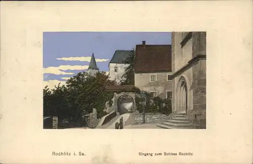 Rochlitz Sachsen Schloss Eingang Kat. Rochlitz