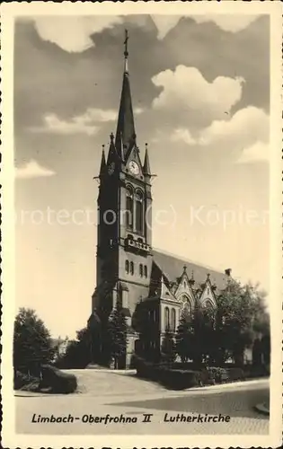 Limbach Oberfrohna Lutherkirche Kat. Limbach Oberfrohna