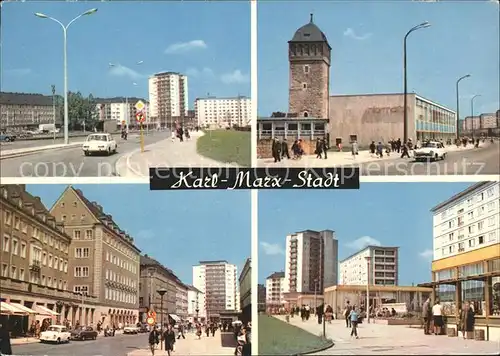 Karl Marx Stadt Ernst Thaelmann Platz u.Innere Klosterstrasse Kat. Chemnitz