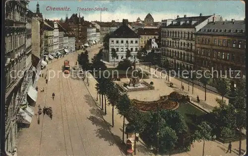 Chemnitz Theater Strasse Kat. Chemnitz