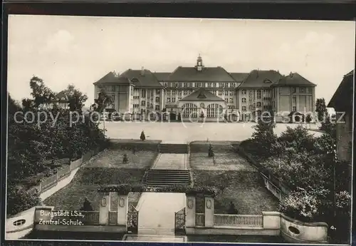 Burgstaedt Sachsen Zentral Schule Kat. Burgstaedt