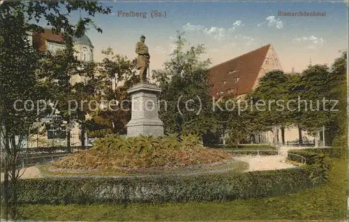 Freiberg Sachsen Bismarckdenkmal Kat. Freiberg