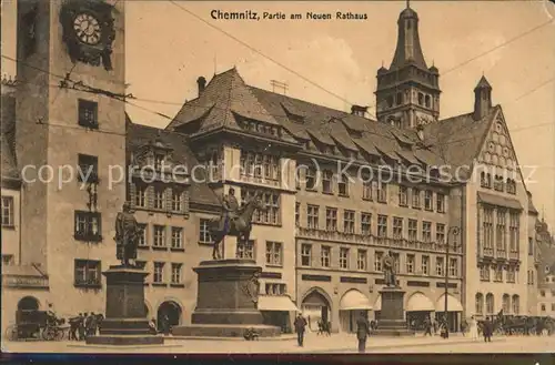 Chemnitz Neues Rathaus Kat. Chemnitz