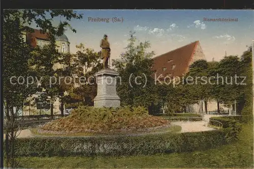 Freiberg Sachsen Bismarckdenkmal Kat. Freiberg