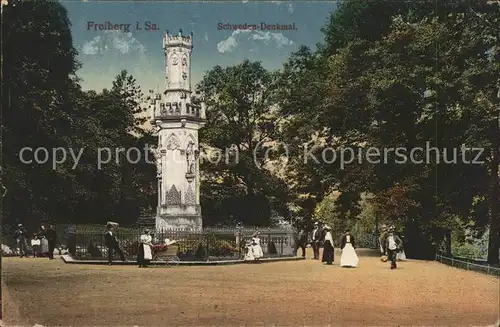 Freiberg Sachsen Schweden Denkmal Kat. Freiberg