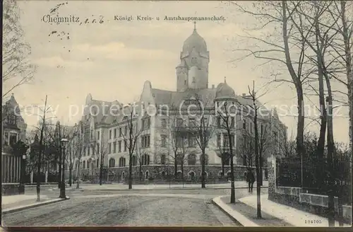 Chemnitz Koenigl.Kreis  u.Amtshauptmannschaft Kat. Chemnitz