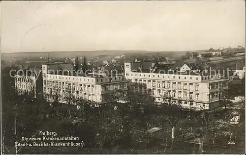 Freiberg Sachsen Stadt  u.Bezirkskrankenhaeuser Kat. Freiberg