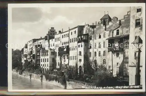 Wasserburg Inn Auf der Innbruecke Kat. Wasserburg a.Inn