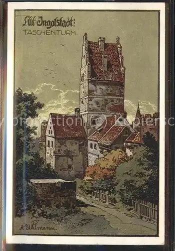 Ingolstadt Donau Taschenturm Kat. Ingolstadt