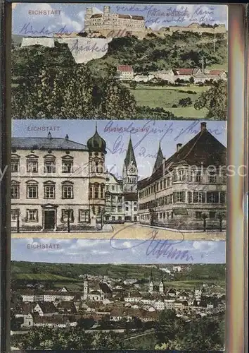 Eichstaett Oberbayern Bischoefl.Palais u.Willibaldsburg / Eichstaett /Eichstaett LKR