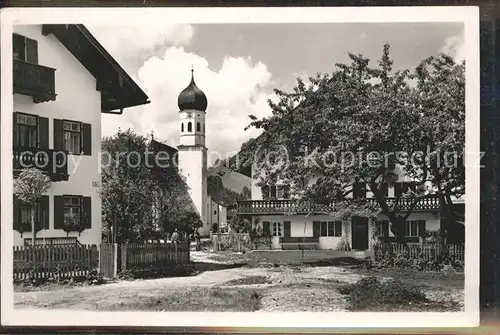 Kochel See Dorfkirche / Kochel a.See /Bad Toelz-Wolfratshausen LKR