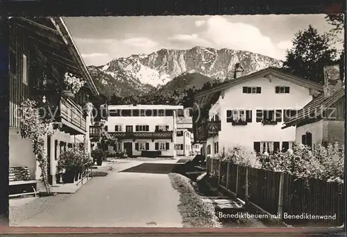 Benediktbeuern Strassenpartie Kat. Benediktbeuern