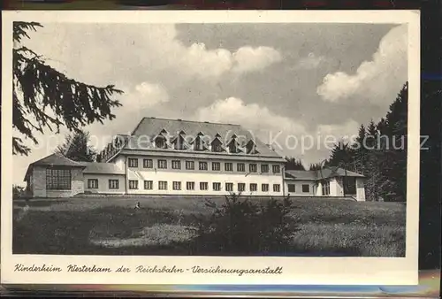 Westerham Inn Kinderheim der Reichsbahn Vers.Anstalt Kat. Toeging a.Inn