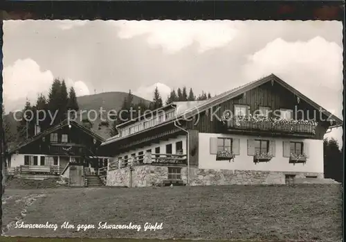 Schwarzenberg Miesbach Schwarzenbergalm Kat. Fischbachau