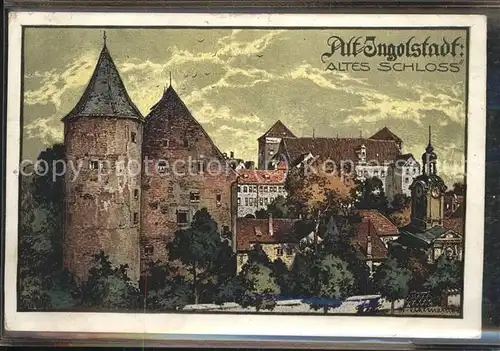 Ingolstadt Donau Altes Schloss Kat. Ingolstadt