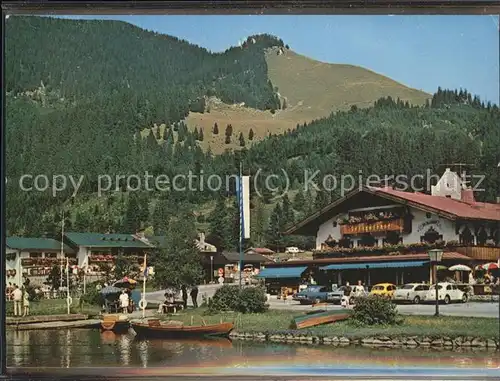 Spitzingsee Postgasthof u.See Cafe St.Bernhard Kat. Schliersee