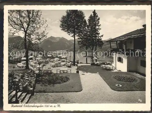 Schliersee Kurhotel Schliersbergalm Kat. Schliersee