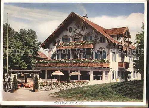 Kochel See Alpengasthof u.Hotel Schmied von Kochel / Kochel a.See /Bad Toelz-Wolfratshausen LKR