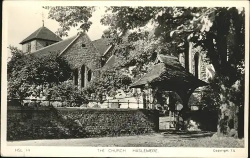 Haslemere Critchmere & Shottermill Church Kat. Waverley