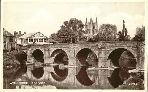 Herefordshire County of Wye Bridge Kat. Herefordshire County of