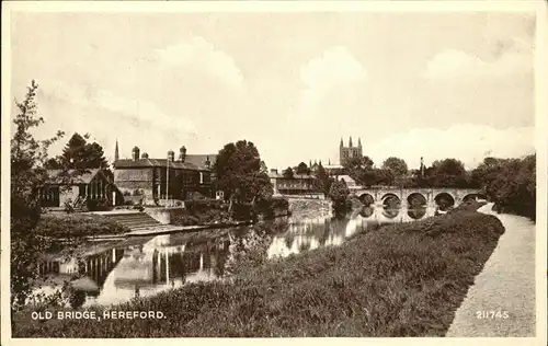 Herefordshire County of Old Bridge Kat. Herefordshire County of