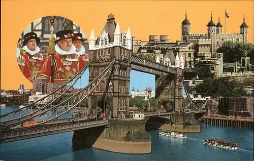 London Tower Bridge Yeoman Warders Kat. City of London