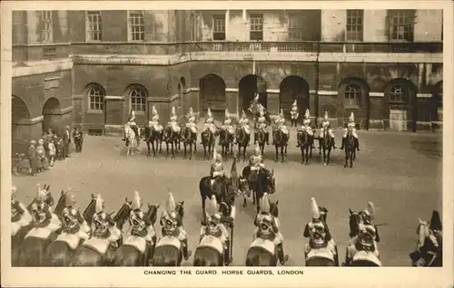 London Changing Guard Horse Guard Kat. City of London