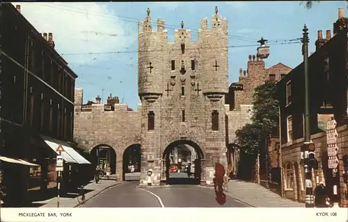 York UK Micklegate Bar Kat. York