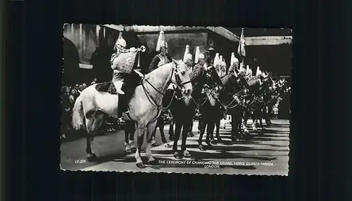 London Ceremont Changing Horse Guards Parade Kat. City of London