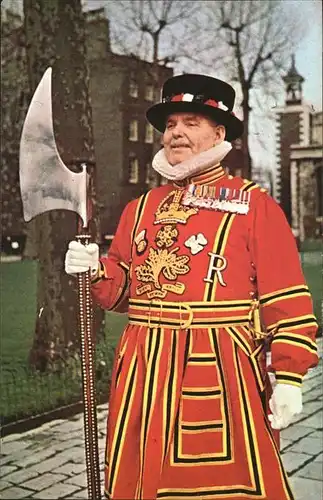 London Yeoman Warder Tower Kat. City of London