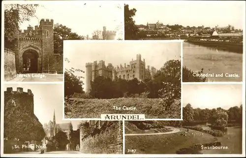 Arundel Cathedral Castle Swanbourne Kat. Arun