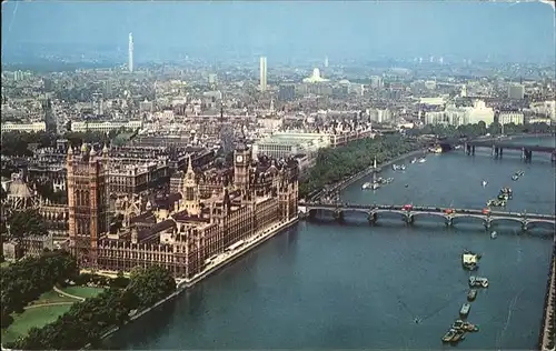 London Aerial View Fliegeraufnahme River Thames Kat. City of London