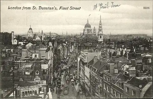 London St. Dunstans Fleet Street Kat. City of London