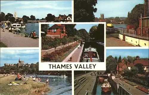 Marlow Wycombe Sonning Lock Windsor Thames Valley Kat. Wycombe