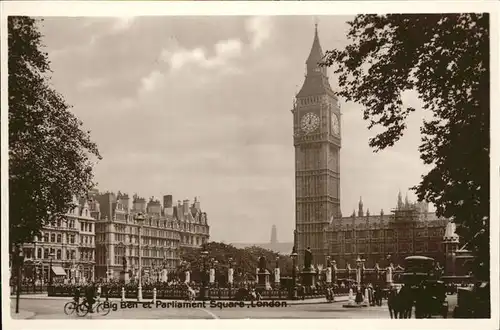 London Parliament Square Kat. City of London