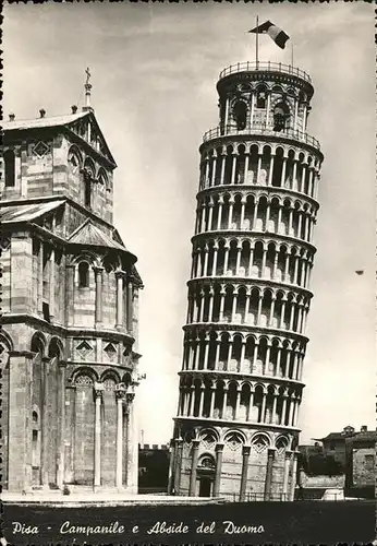 Pisa Campanile e Abside del Duomo schiefer Turm Kat. Pisa