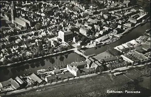 Enkhuizen Panorama Fliegeraufnahme Kat. Enkhuizen