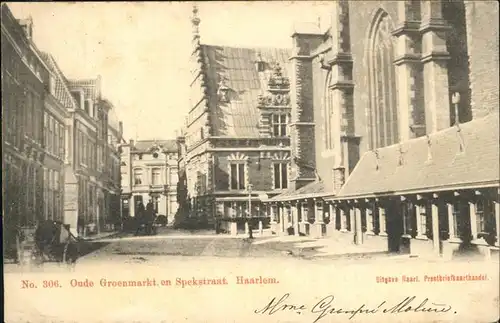 Haarlem Oude Groenmarkt Kat. Haarlem