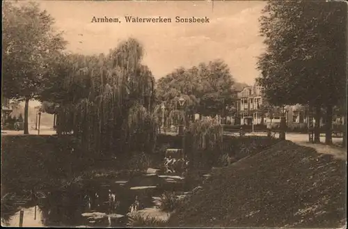 Arnhem Waterwerken Sonsbeek Kat. Arnhem