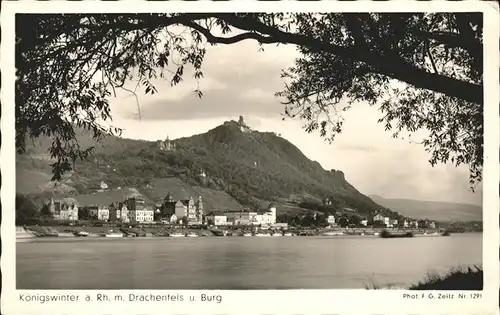 Koenigswinter Drachenfels Burg Kat. Koenigswinter