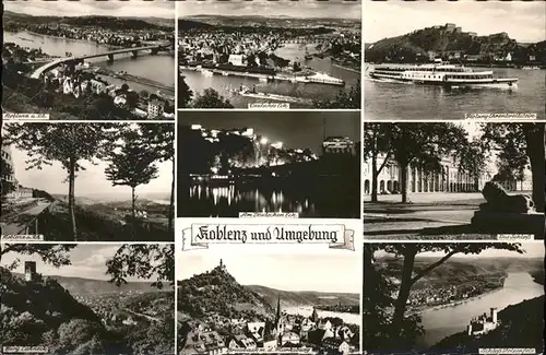 Koblenz Rhein Verschiedene Ansichten Kat. Koblenz