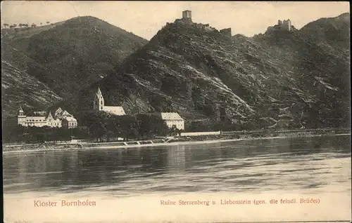 Kamp Bornhofen Kloster Bornhofen Ruine Sterrenberg Liebenstein Kat. Kamp Bornhofen