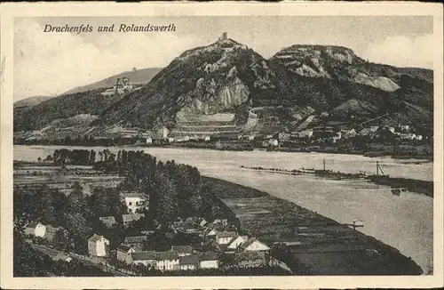 Rolandswerth Drachenfels Rhein Kat. Remagen