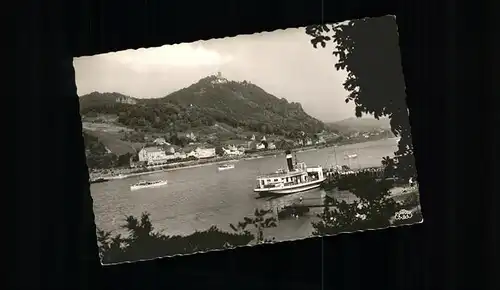 Koenigswinter Rhein Schiffe Siebengebirge Kat. Koenigswinter