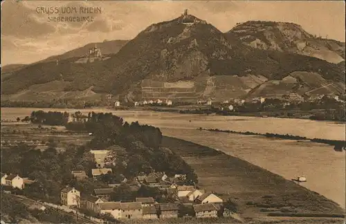 Remagen Rheinpanorama Siebengebirge Kat. Remagen