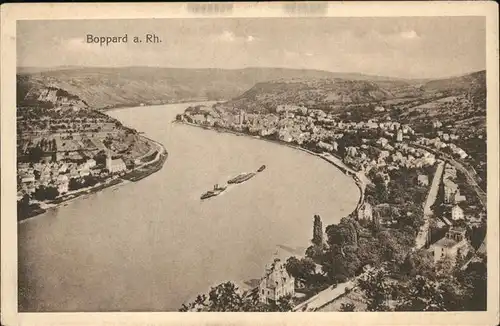 Boppard Rhein Rheinpanorama Kat. Boppard