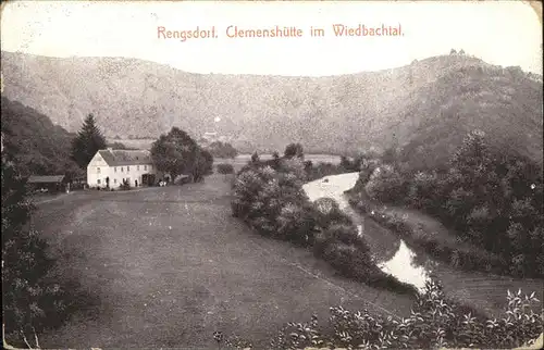 Rengsdorf Clemenshuette im Wiedbachtal Kat. Rengsdorf