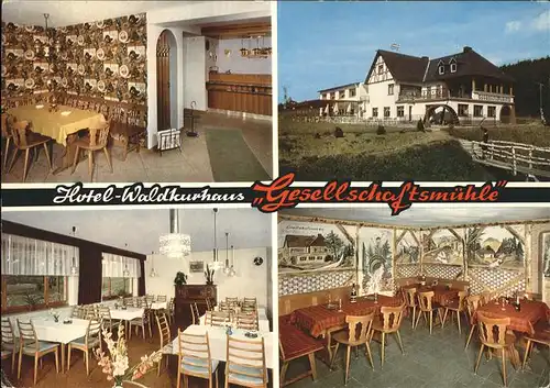 Laubach Kastellaun Hotel Waldkurhaus "Gesellschaftsmuehle" Arnold Lauterborn / Laubach /Rhein-Hunsrueck-Kreis LKR